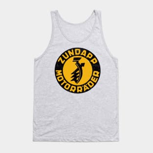 Defunct Zundapp Motorcycles / Faded Vintage Style Tank Top